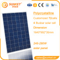 270W Poly Solar Panel 5BB For Energy System